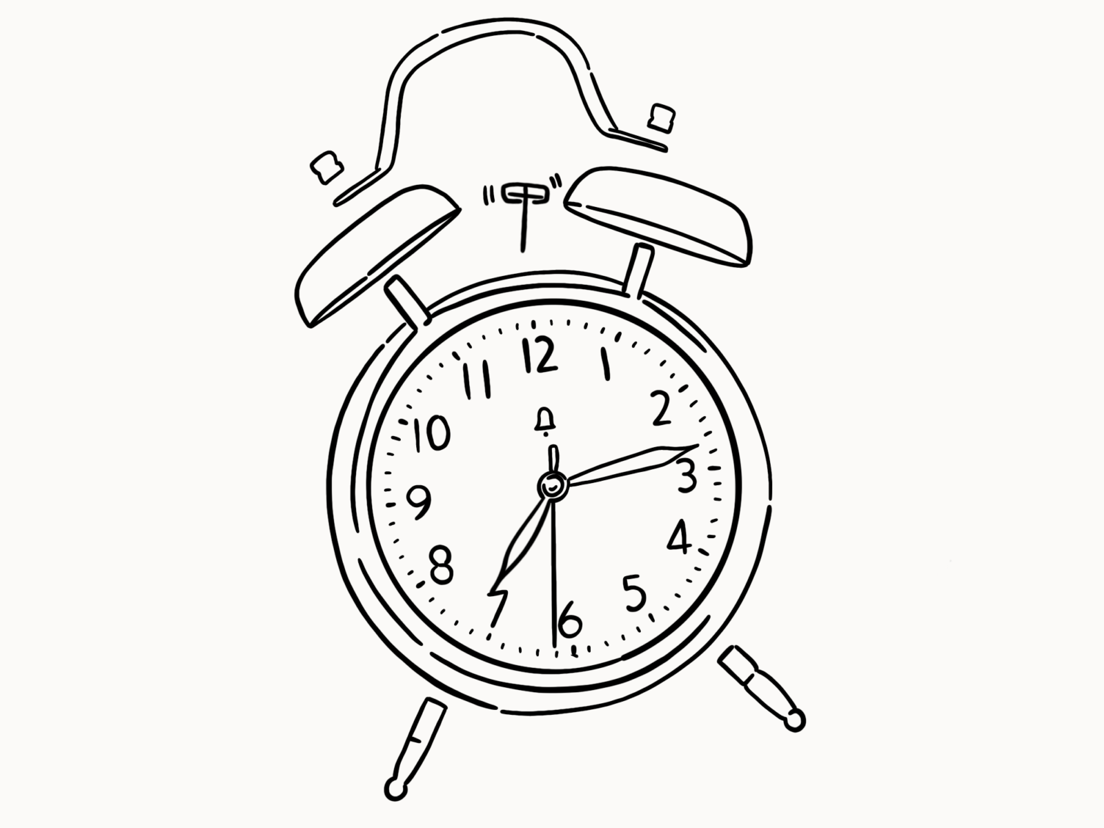 Alarm Clock Drawing - To make the alarm clock stand, you'll need to